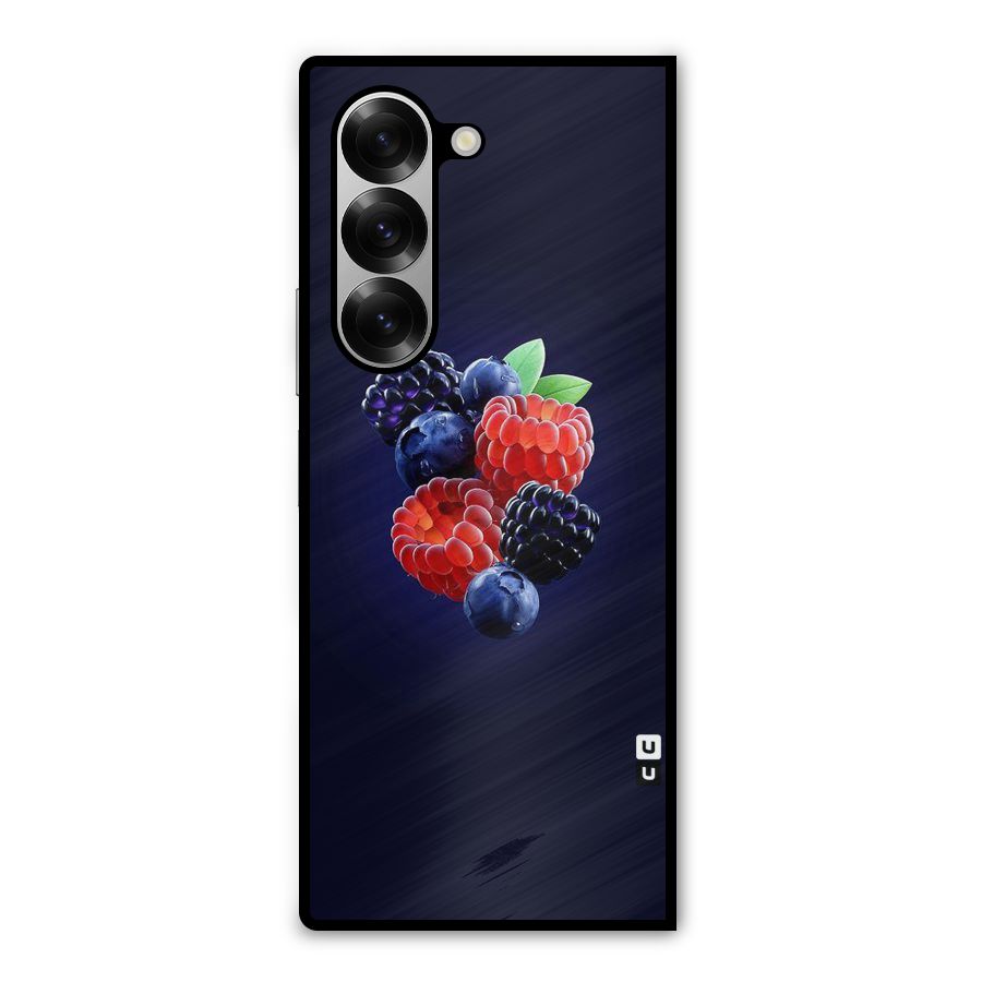 Berry Blast Metal Back Case for Galaxy Z Fold6