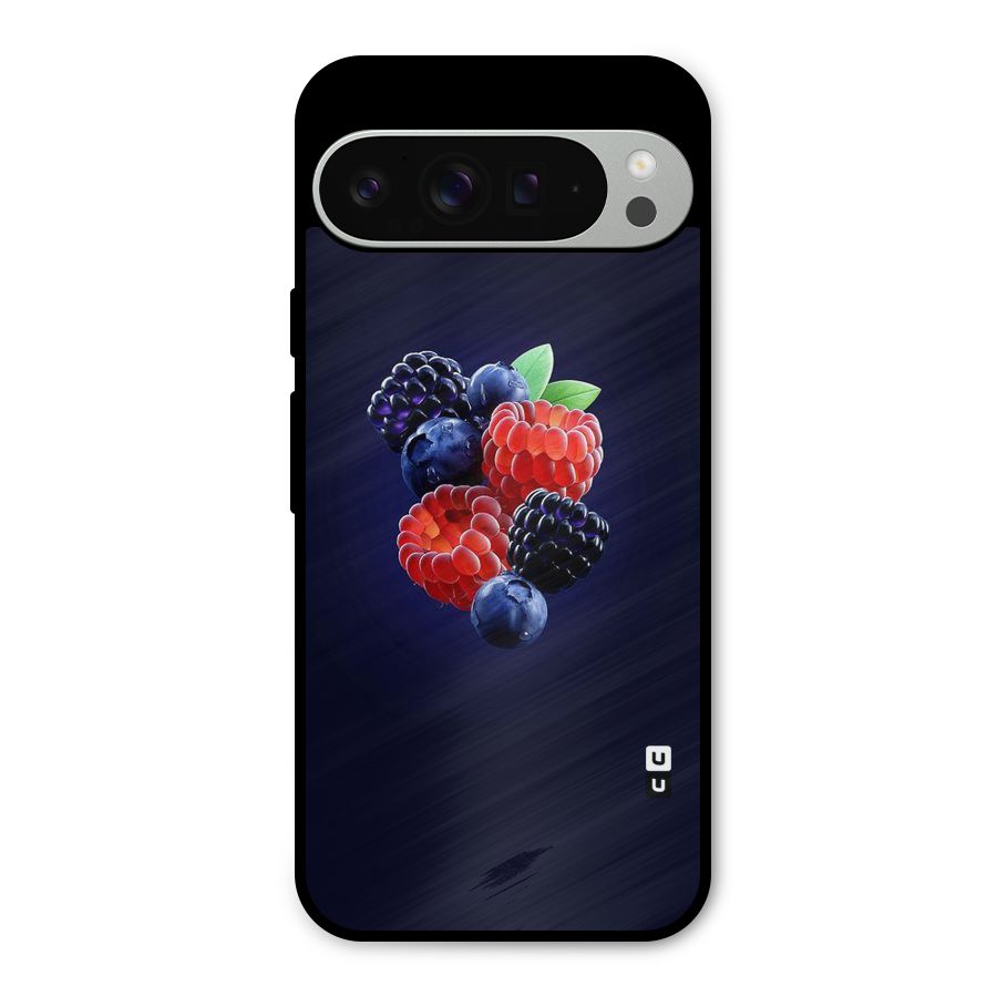 Berry Blast Metal Back Case for Google Pixel 9 Pro XL