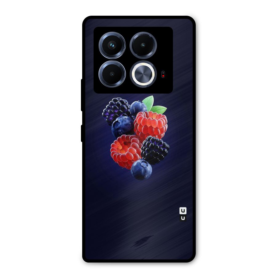 Berry Blast Metal Back Case for Infinix Note 40 5G