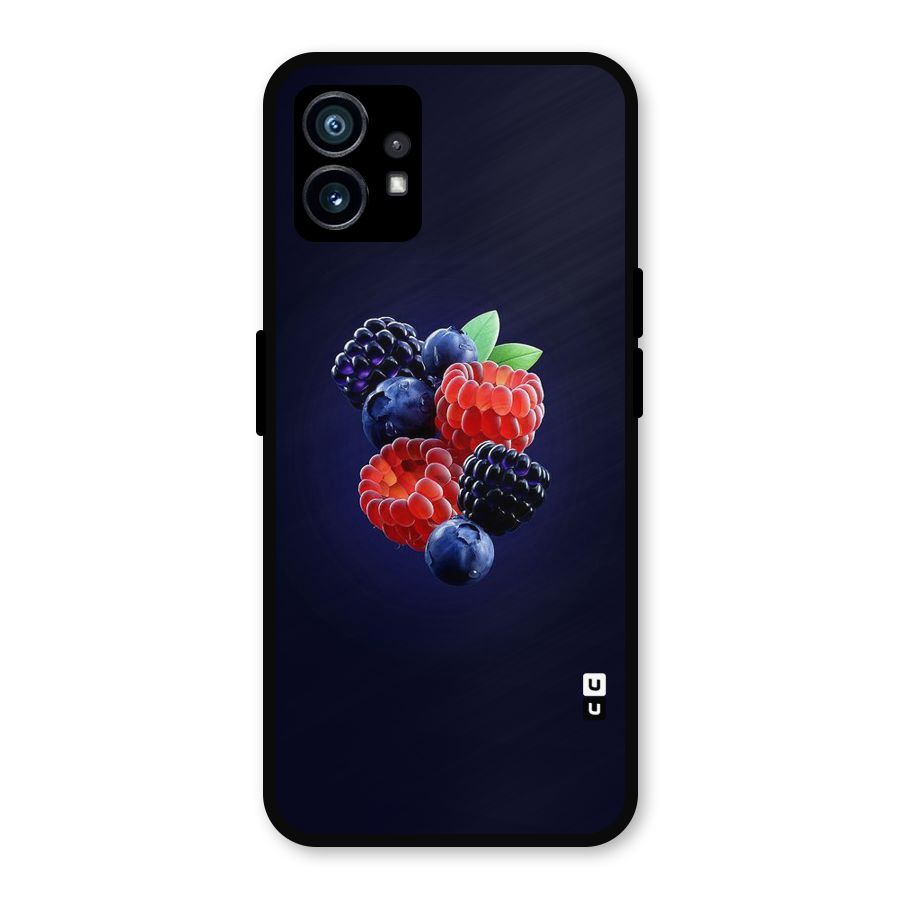 Berry Blast Metal Back Case for Nothing Phone 1