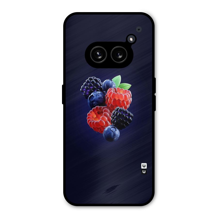 Berry Blast Metal Back Case for Nothing Phone 2a Plus