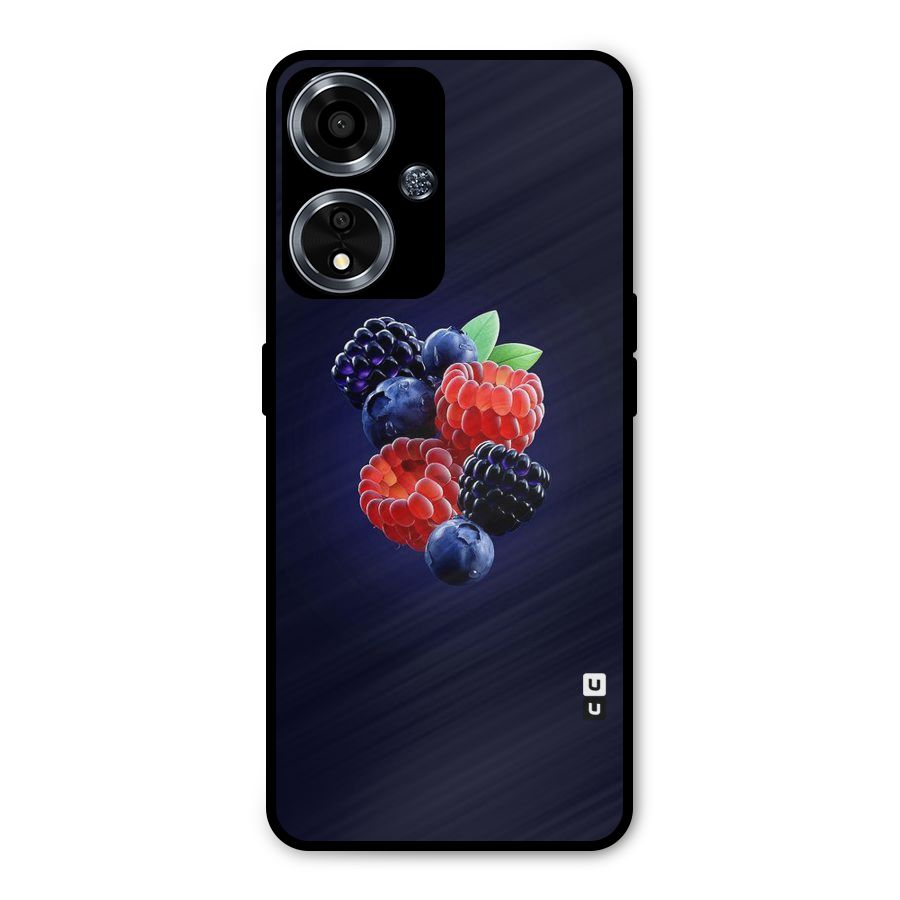 Berry Blast Metal Back Case for Oppo A59
