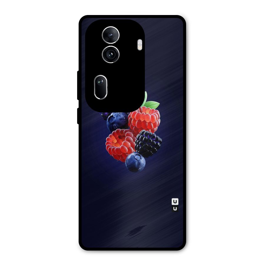 Berry Blast Metal Back Case for Oppo Reno11 Pro 5G