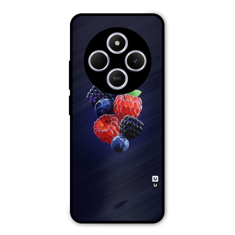 Berry Blast Metal Back Case for Poco C75 5G