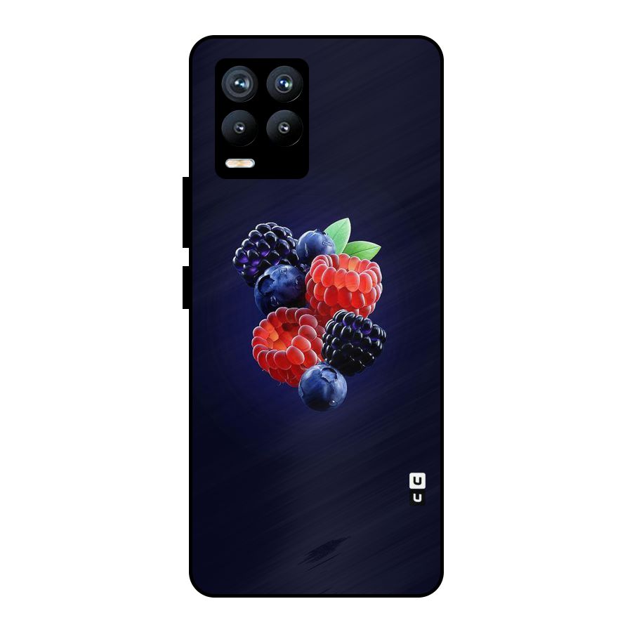 Berry Blast Metal Back Case for Realme 8