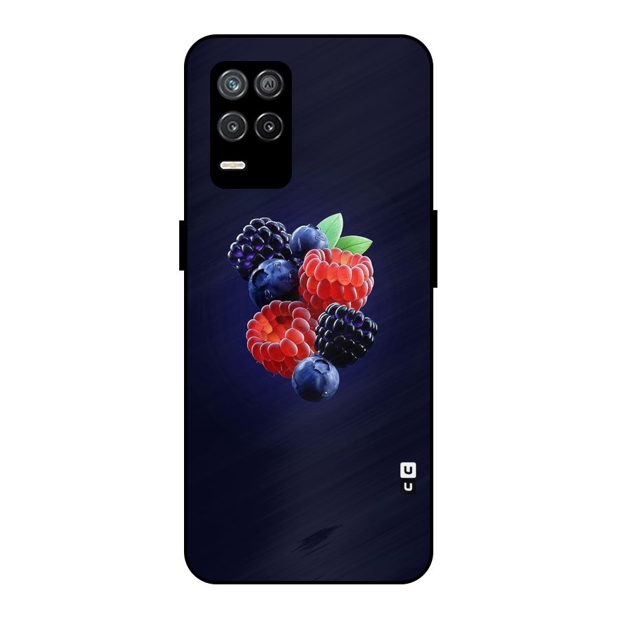 Berry Blast Metal Back Case for Realme 9 5G