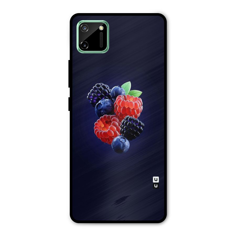 Berry Blast Metal Back Case for Realme C11