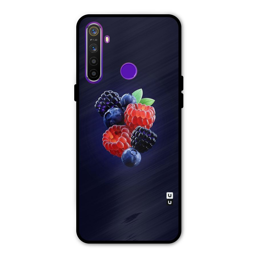 Berry Blast Metal Back Case for Realme Narzo 10