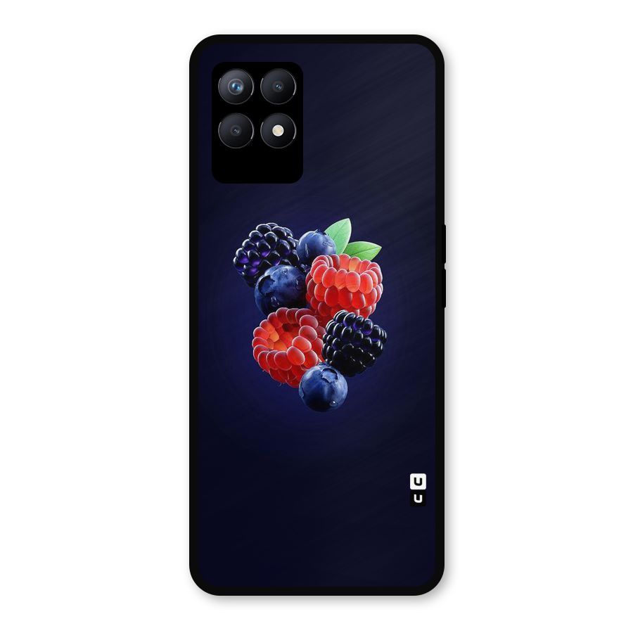 Berry Blast Metal Back Case for Realme Narzo 50
