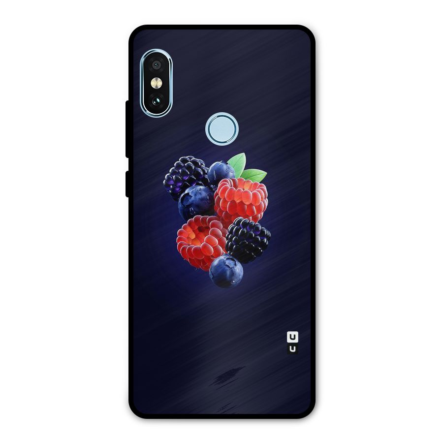 Berry Blast Metal Back Case for Redmi Note 5 Pro