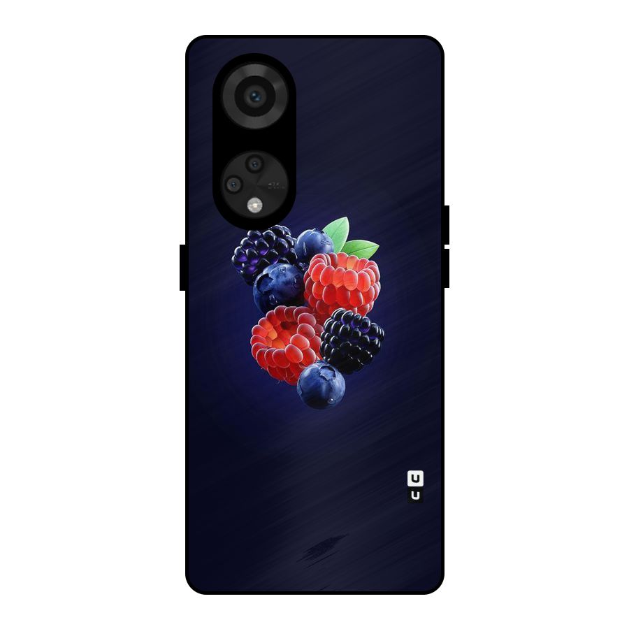 Berry Blast Metal Back Case for Reno8 T 5G