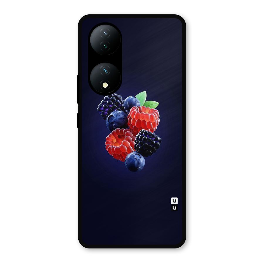Berry Blast Metal Back Case for Vivo T2