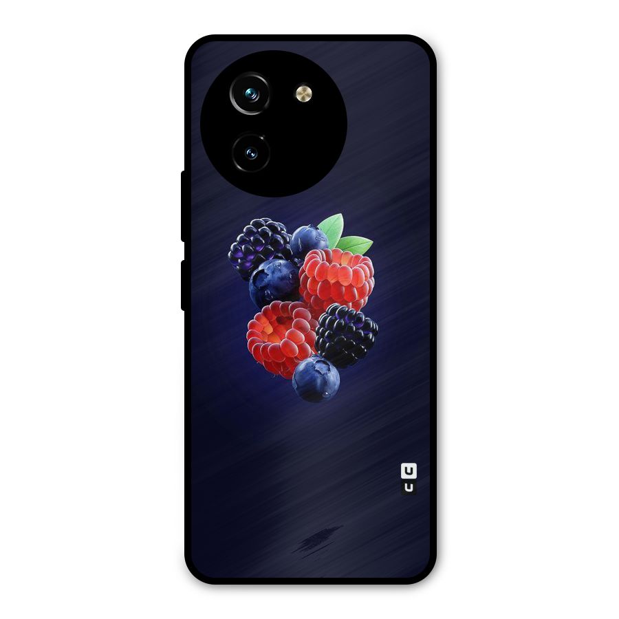 Berry Blast Metal Back Case for Vivo T3x