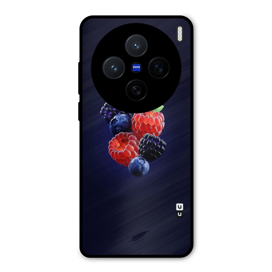Berry Blast Metal Back Case for Vivo X200