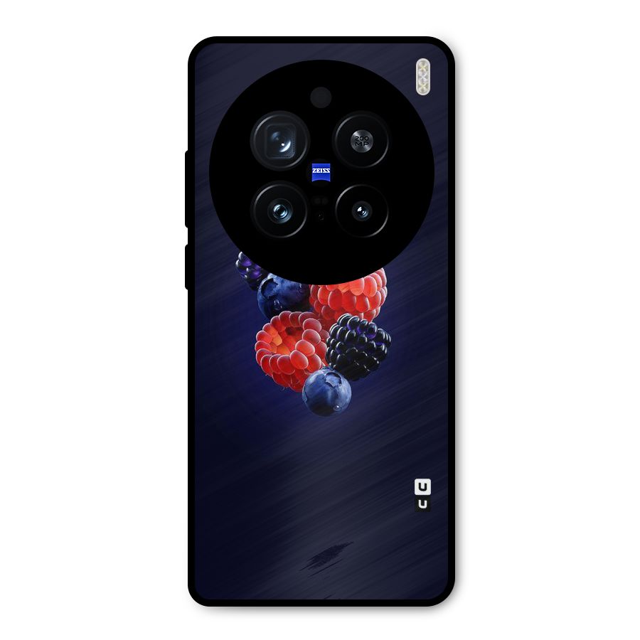 Berry Blast Metal Back Case for Vivo X200 Pro