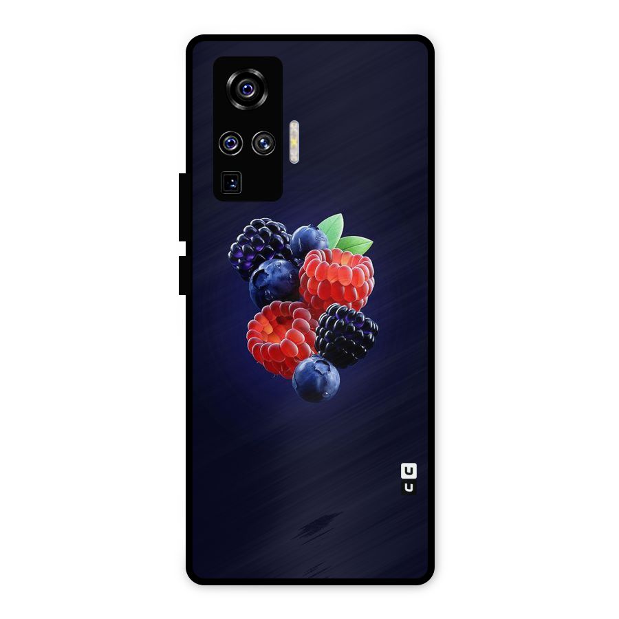Berry Blast Metal Back Case for Vivo X50 Pro