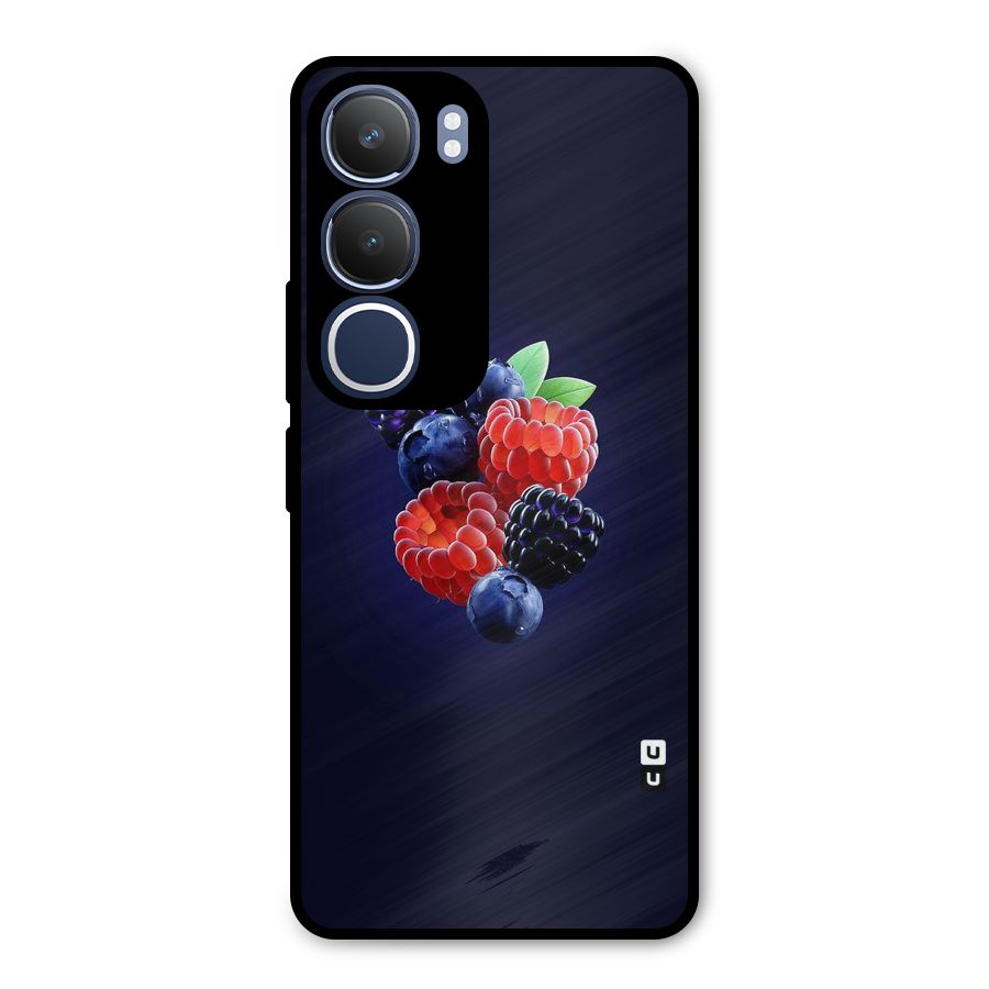 Berry Blast Metal Back Case for Vivo Y29