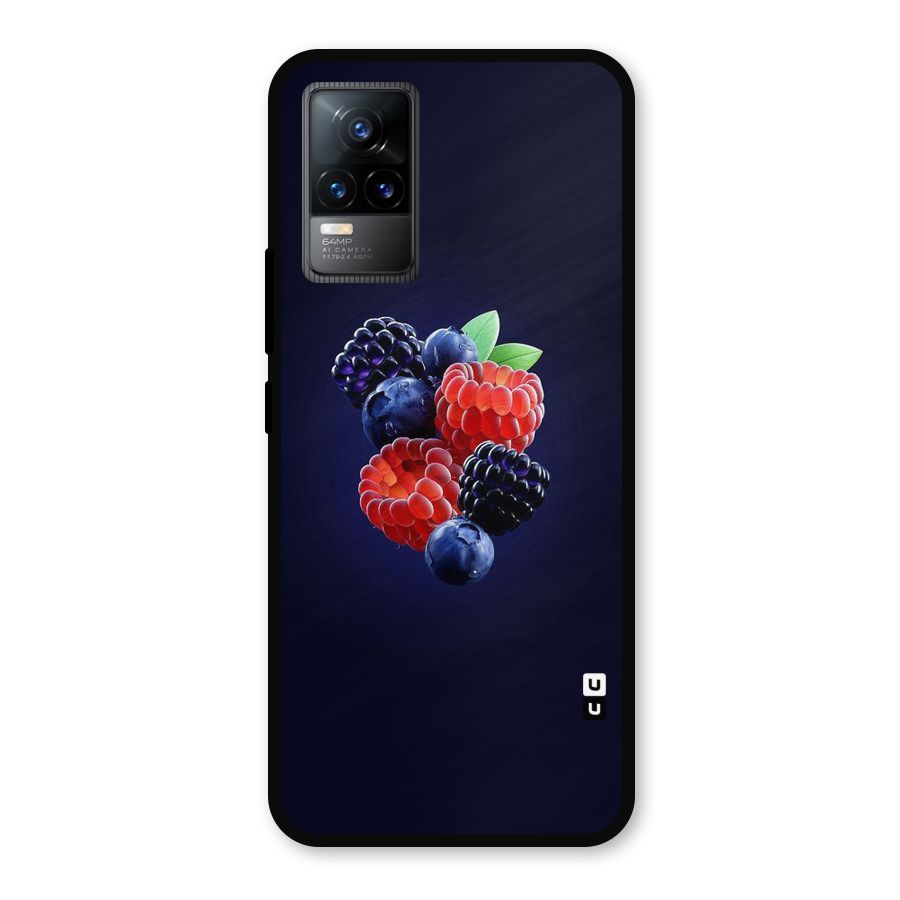 Berry Blast Metal Back Case for Vivo Y73