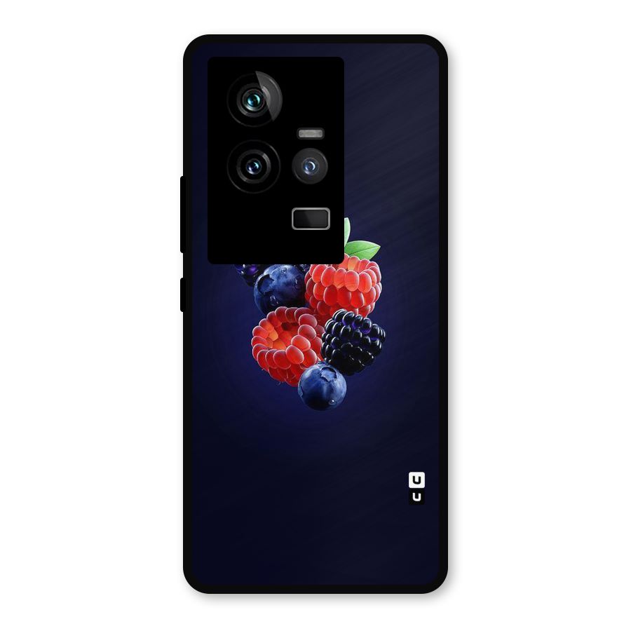 Berry Blast Metal Back Case for iQOO 11 5G