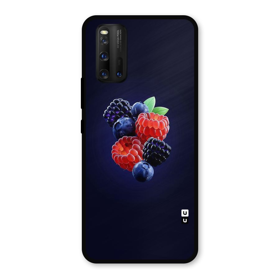Berry Blast Metal Back Case for iQOO 3