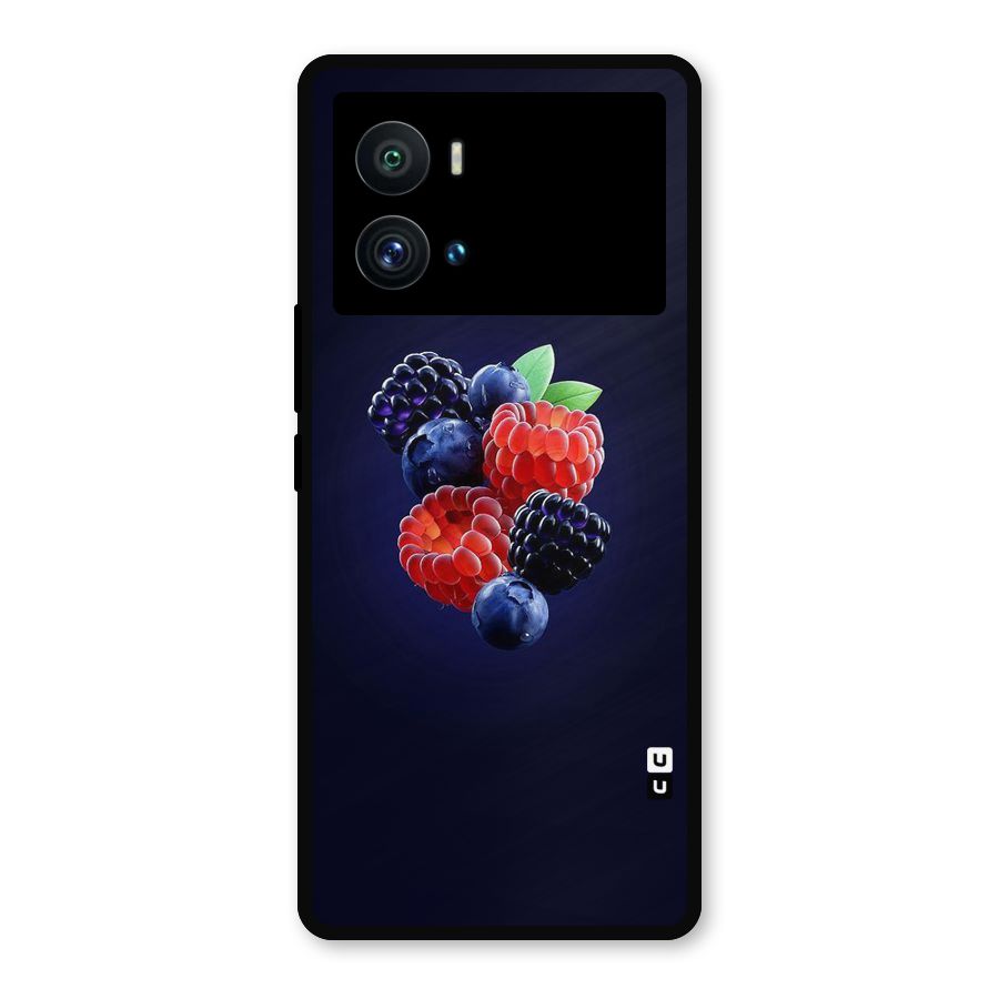 Berry Blast Metal Back Case for iQOO 9 Pro
