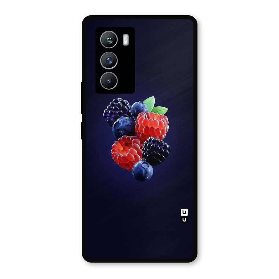 Berry Blast Metal Back Case for iQOO 9 SE