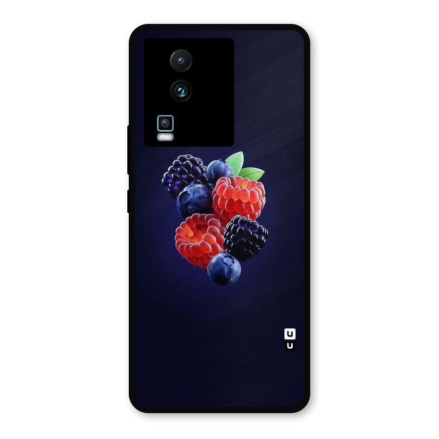 Berry Blast Metal Back Case for iQOO Neo 7
