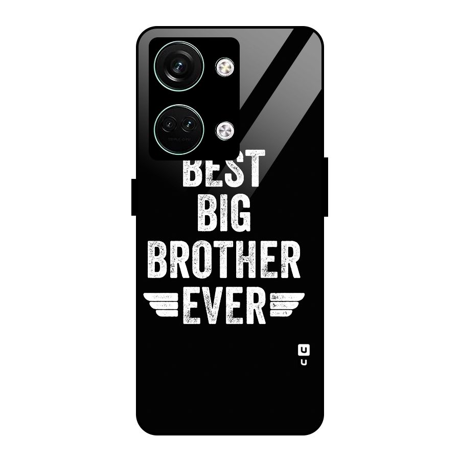 Best Big Brother Ever Glass Back Case for Oneplus Nord 3