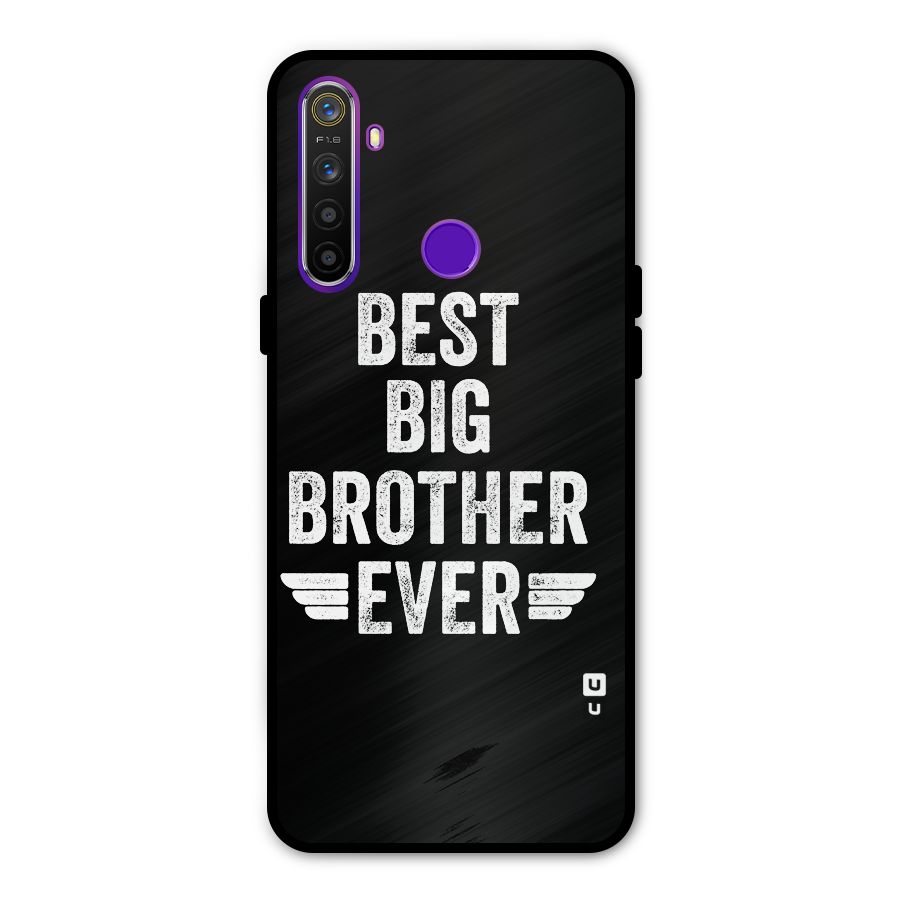 Best Big Brother Ever Glass Back Case for Realme 5s