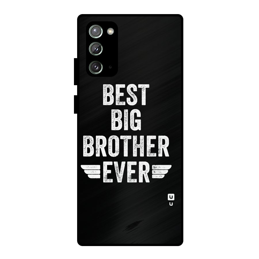 Best Big Brother Ever Metal Back Case for Galaxy Note 20