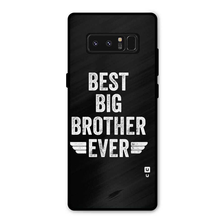 Best Big Brother Ever Metal Back Case for Galaxy Note 8