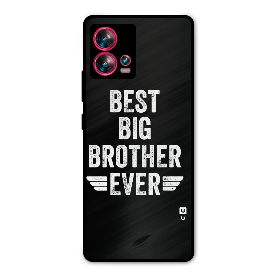 Best Big Brother Ever Metal Back Case for Motorola Edge 30 Fusion