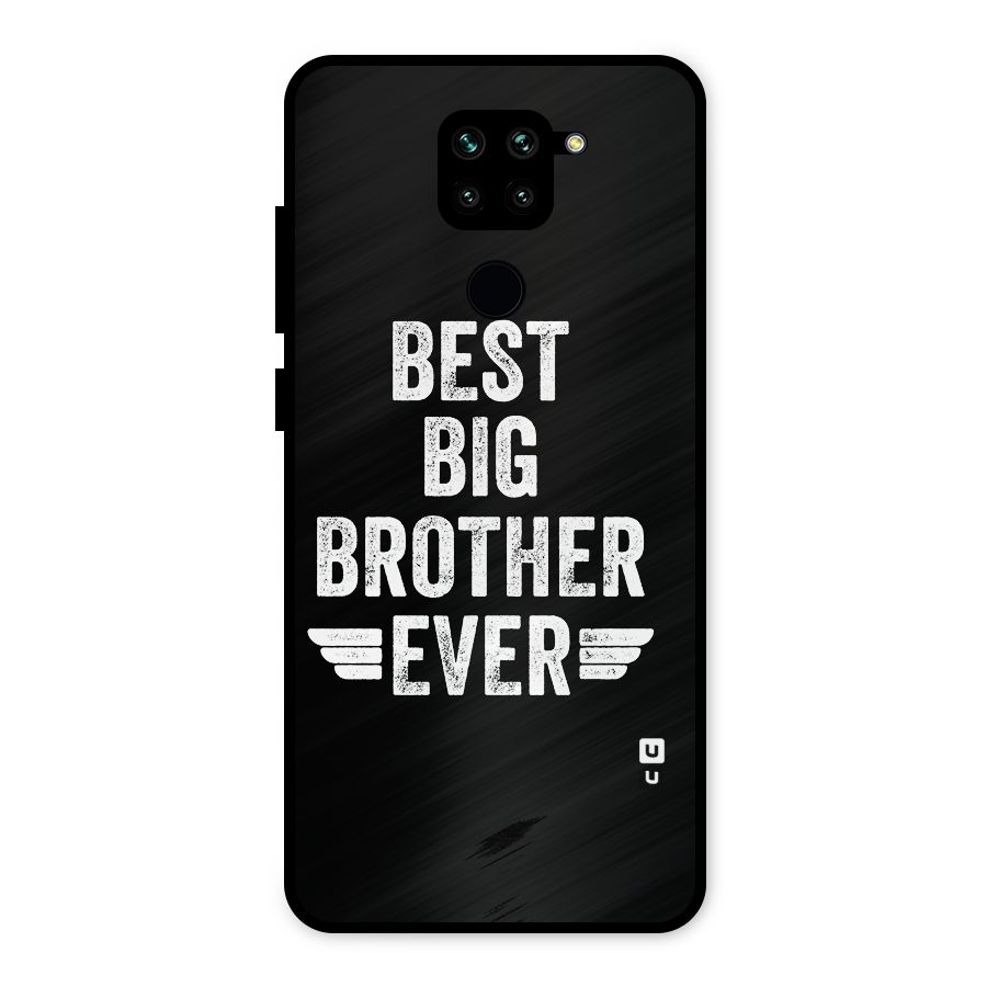 Best Big Brother Ever Metal Back Case for Redmi Note 9
