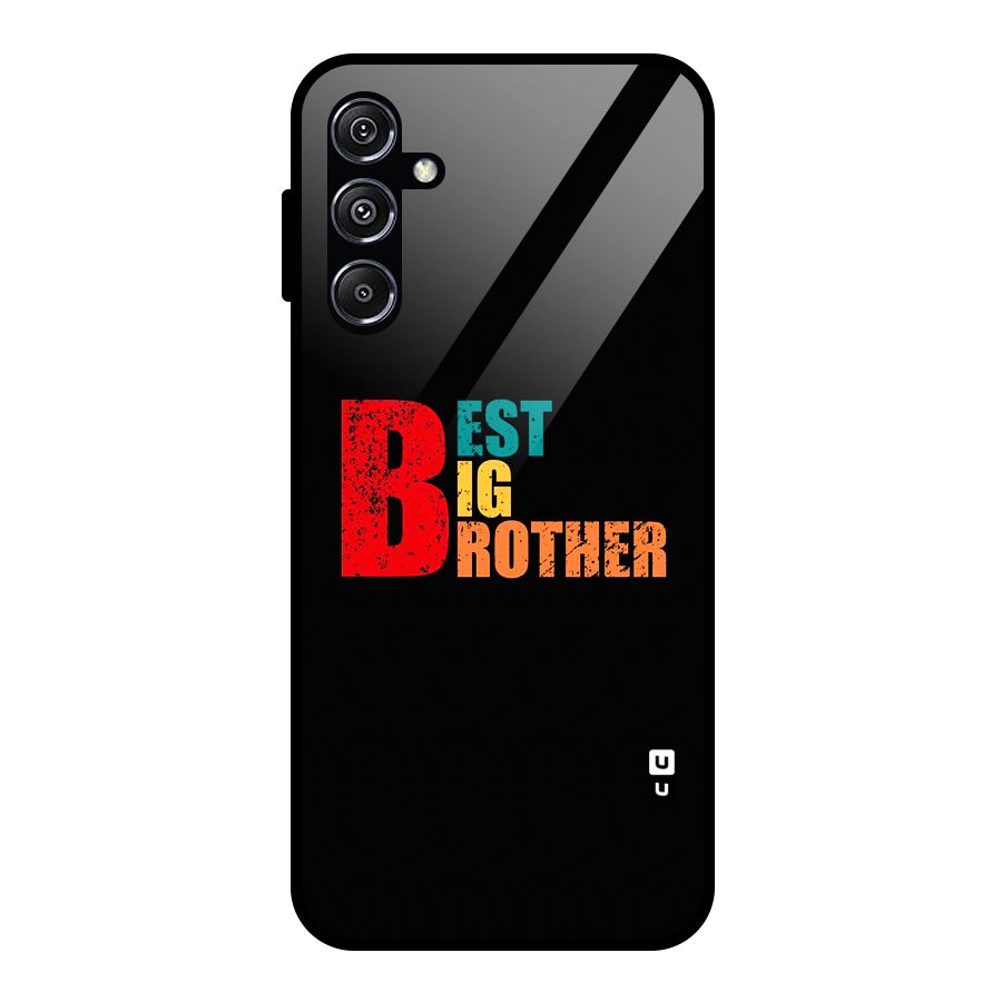 Best Big Brother Glass Back Case for Galaxy M34 5G
