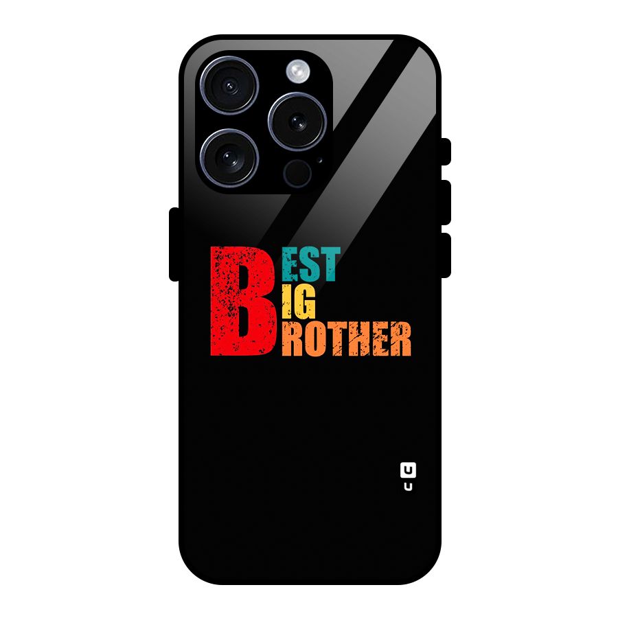 Best Big Brother Glass Back Case for iPhone 15 Pro