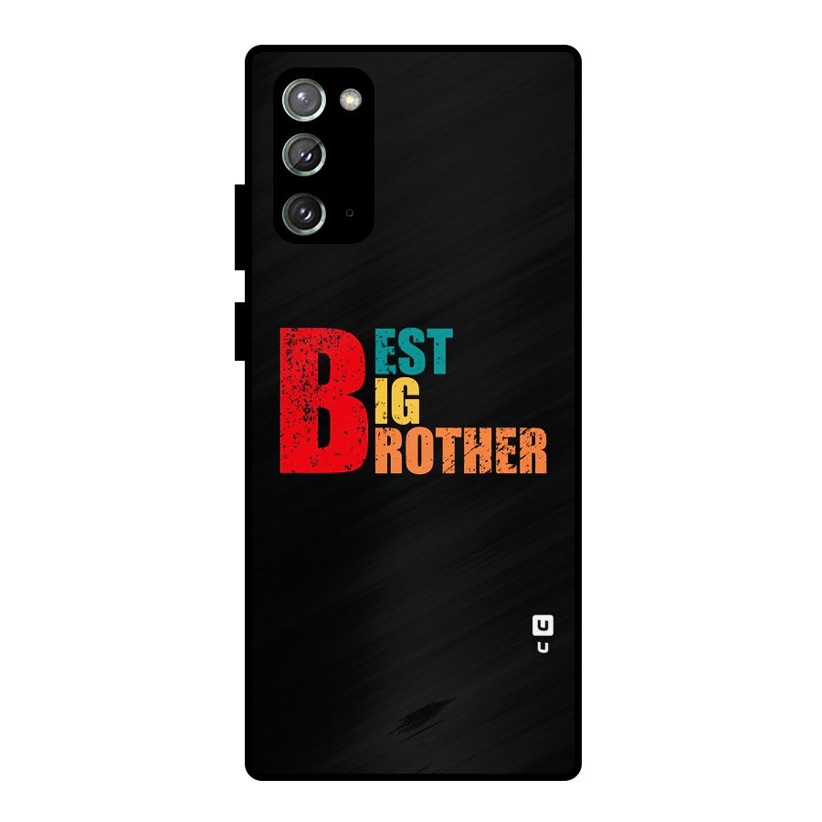 Best Big Brother Metal Back Case for Galaxy Note 20