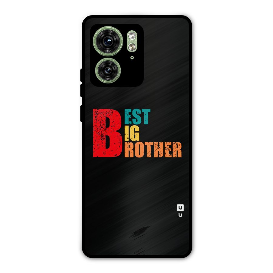 Best Big Brother Metal Back Case for Motorola Edge 40 5G