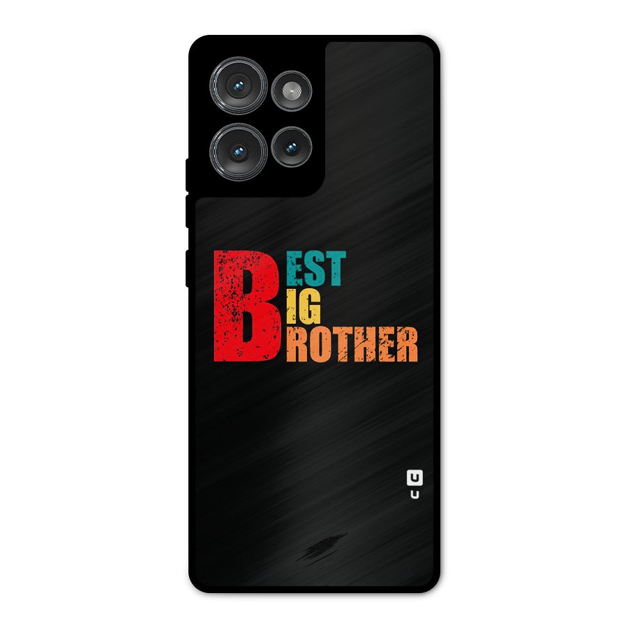 Best Big Brother Metal Back Case for Motorola Edge 50