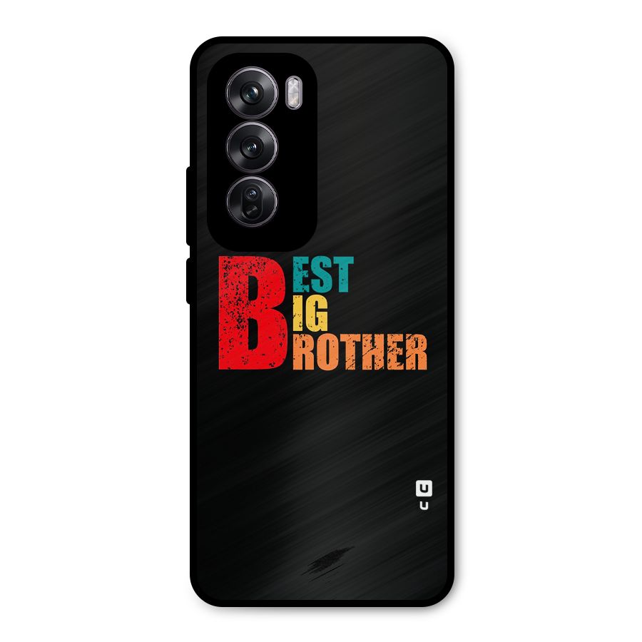 Best Big Brother Metal Back Case for Oppo Reno12 Pro