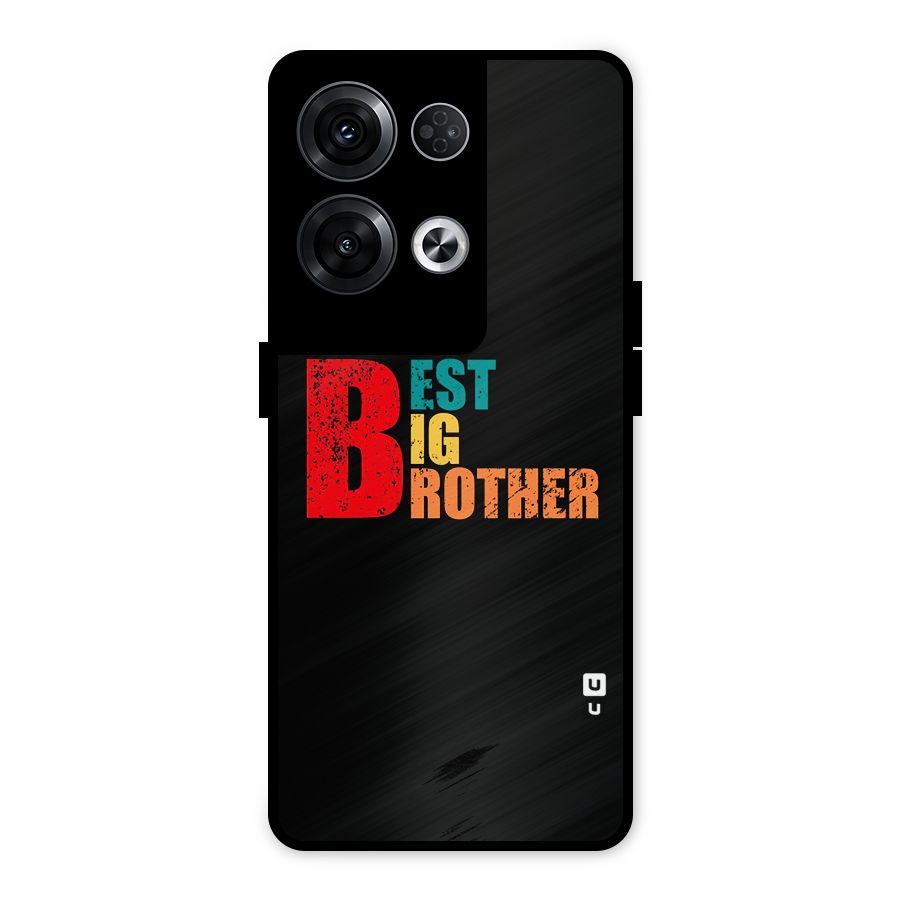 Best Big Brother Metal Back Case for Oppo Reno8 Pro 5G