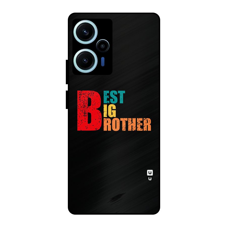 Best Big Brother Metal Back Case for Poco F5