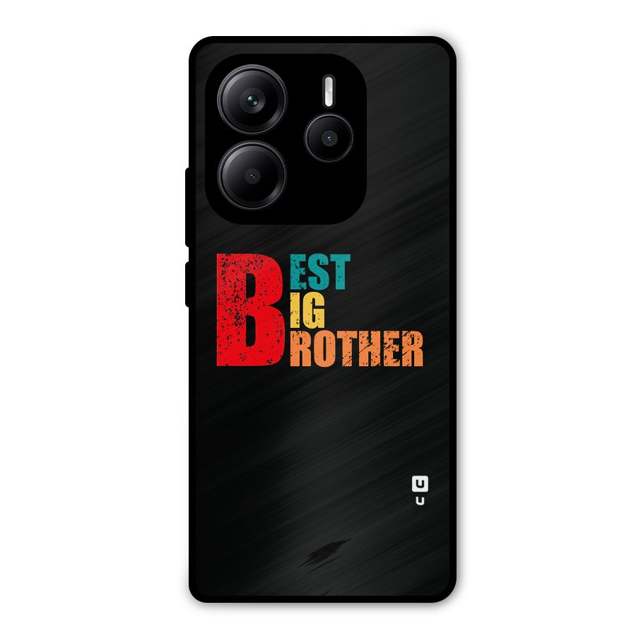 Best Big Brother Metal Back Case for Redmi Note 14 5G