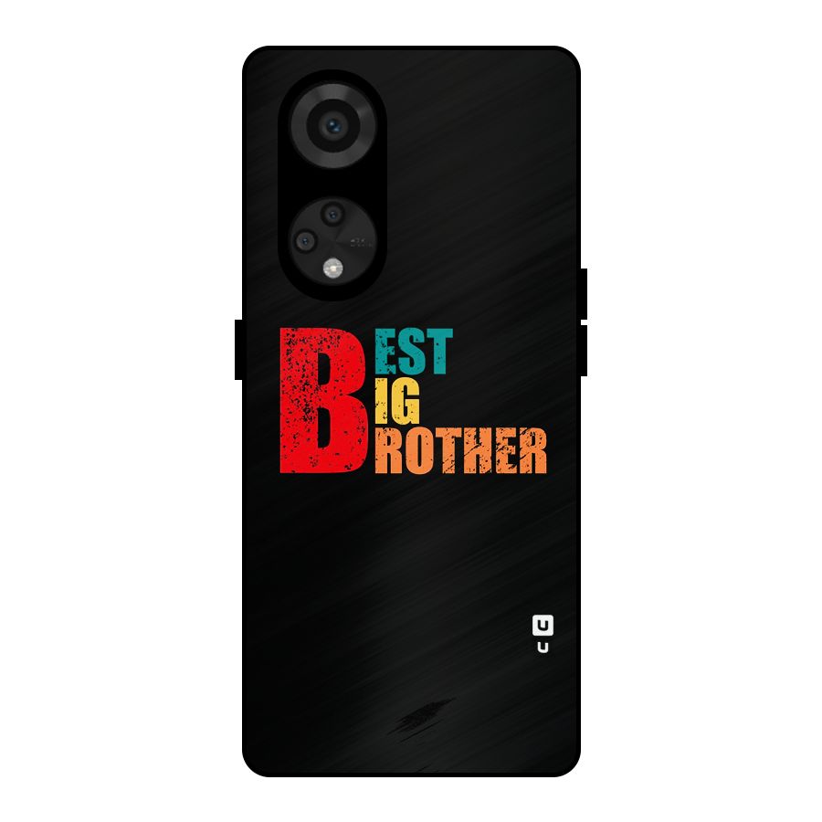 Best Big Brother Metal Back Case for Reno8 T 5G