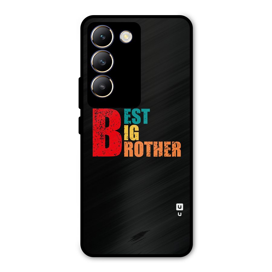 Best Big Brother Metal Back Case for Vivo T3 5G