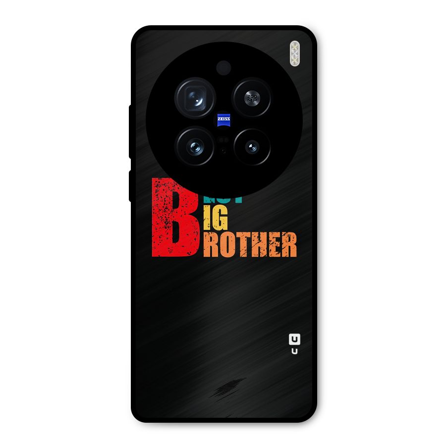 Best Big Brother Metal Back Case for Vivo X200 Pro