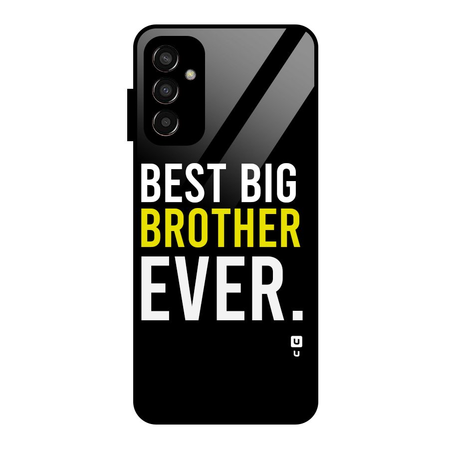 Best Brother Ever Glass Back Case for Galaxy F13