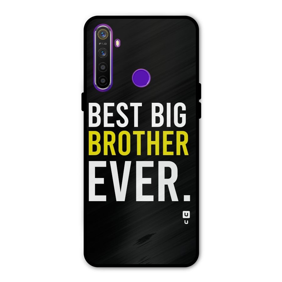 Best Brother Ever Glass Back Case for Realme 5s