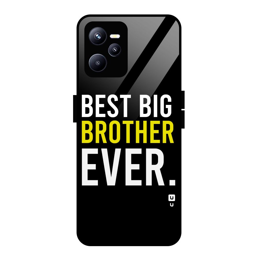 Best Brother Ever Glass Back Case for Realme C35