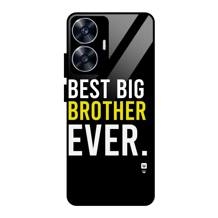 Best Brother Ever Glass Back Case for Realme Narzo N55