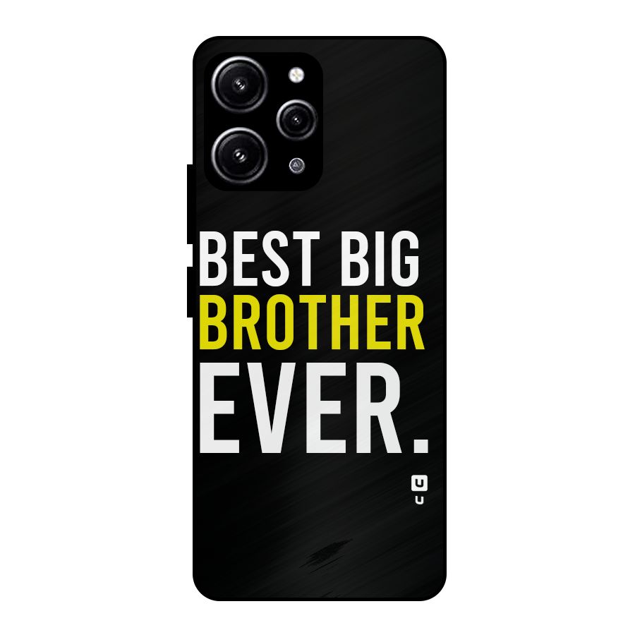 Best Brother Ever Glass Back Case for Redmi 12 4G